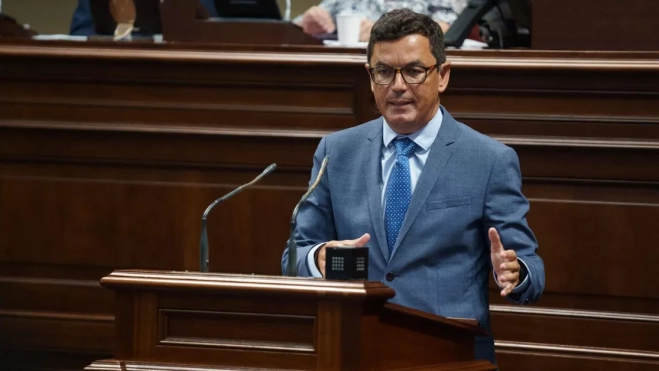 Pablo Rodríguez, consejero de Obras Públicas, Vivienda y Movilidad del Gobierno de Canarias / EFE