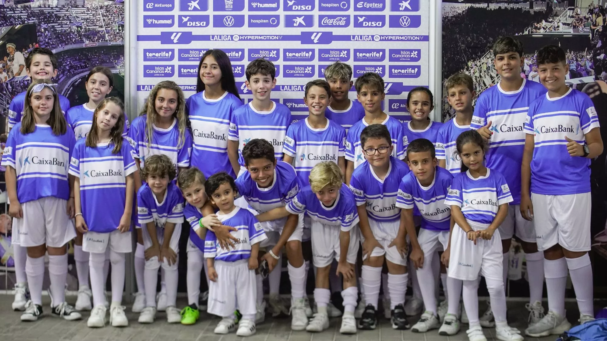 Escort Kids de CaixaBank CD Tenerife / CEDIDA