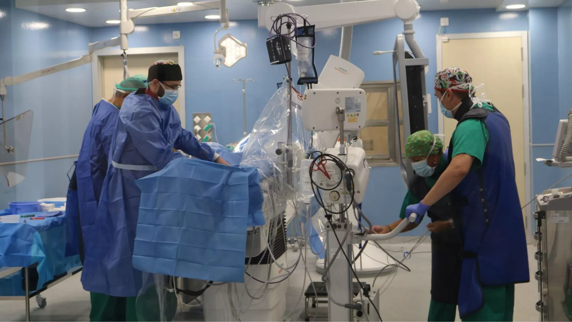 Intervencion en la nueva unidad hemodinámica cardiaca del Molina Orosa de Lanzarote. / SCS