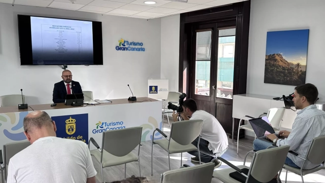 Presentación de los datos turísticos / CONSEJERÍA DE TURISMO DEL CABILDO DE GRAN CANARIA