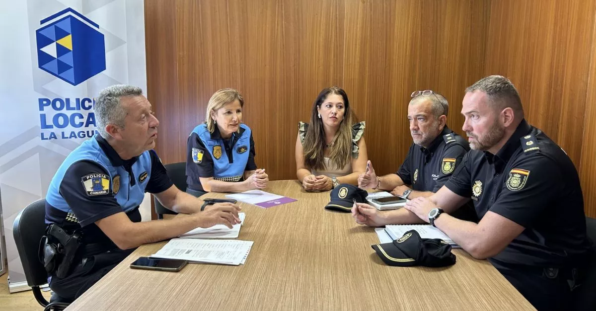 Reunión de seguridad con la concejal Cristina Ledesma / CEDIDA