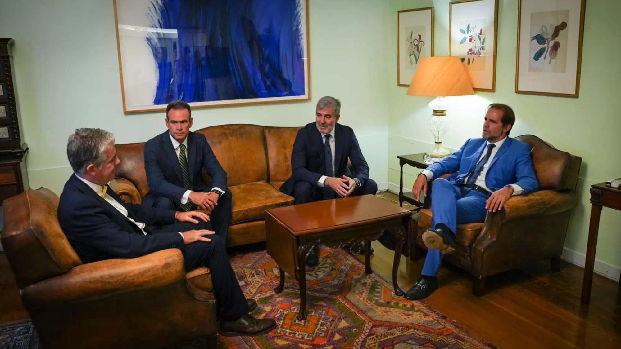 Fernando Clavijo en una reunión en Madeira / GOBIERNO DE CANARIAS 