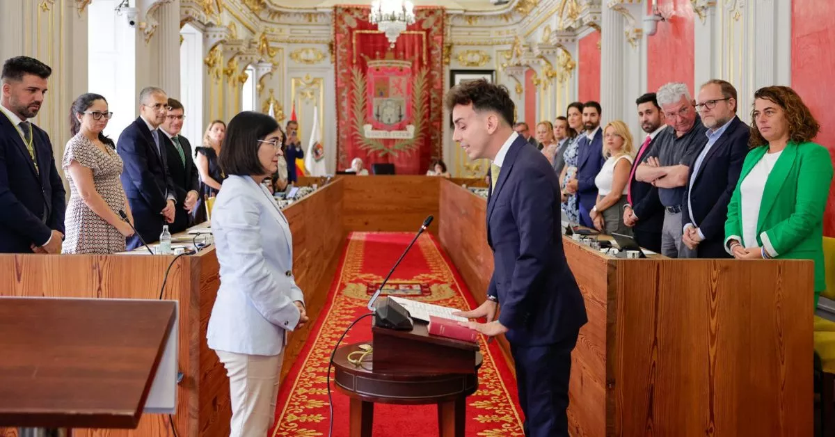 El concejal Ignacio García toma posesión de su cargo / CEDIDA