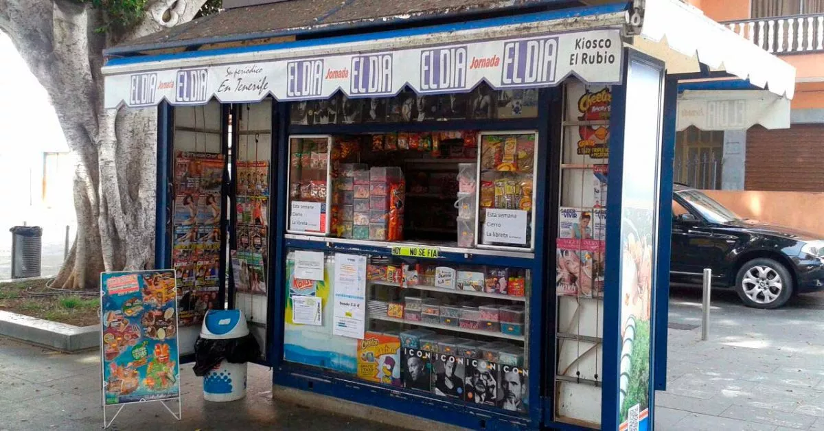 Un quiosco en Santa Cruz de Tenerife / CEDIDA