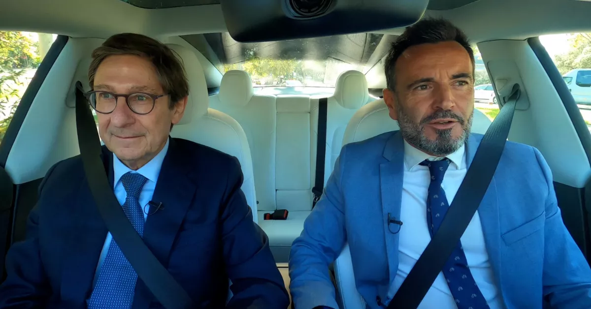 Goirigolzarri en formación sobre ruedas / CAIXABANK Goirigolzarri en formación sobre ruedas / CAIXABANK