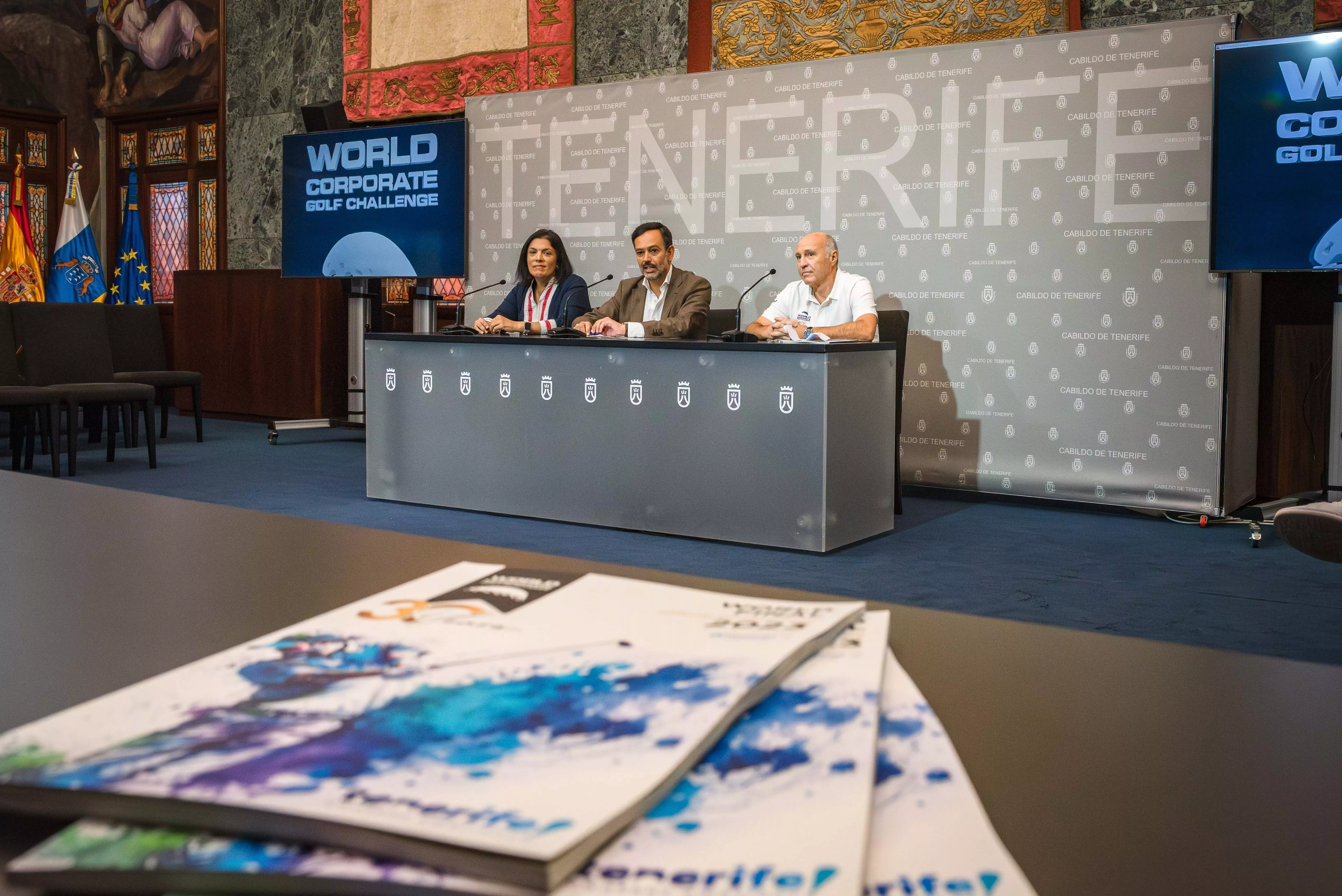 Presentación del torneo de golf. / CABILDO DE TENERIFE 