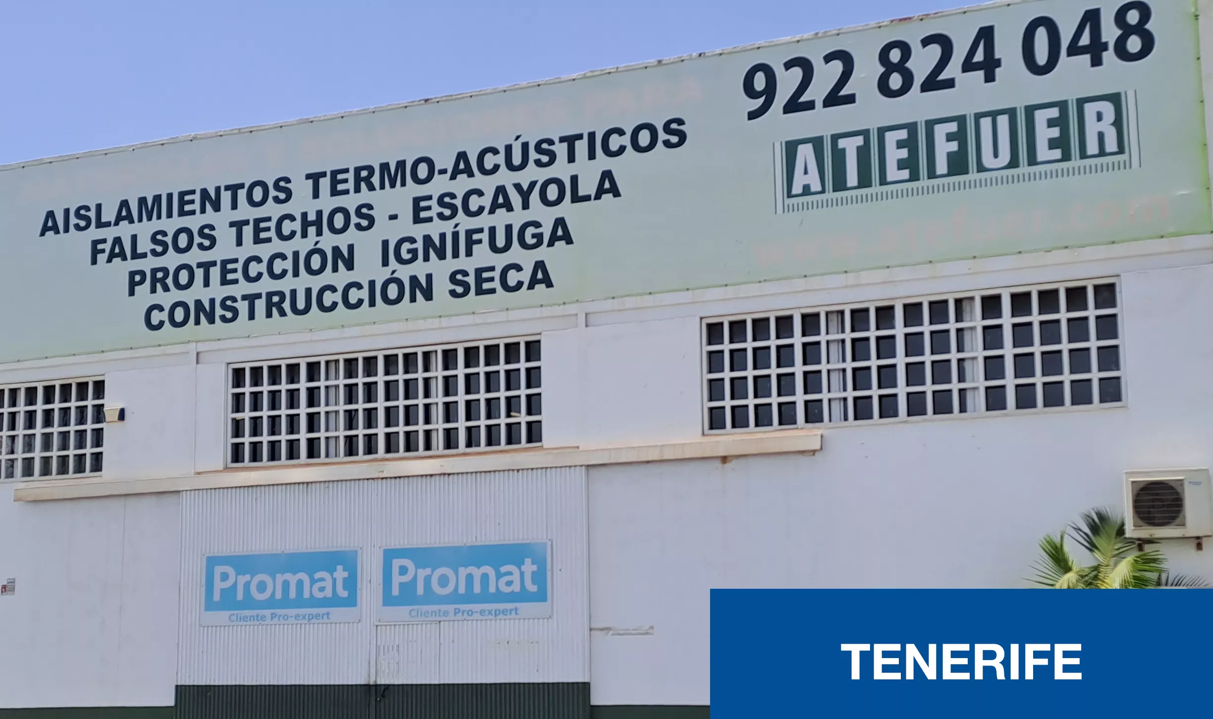 Centro de Atefuer, ahora de Distriplac, en Tenerife./ CEDIDA