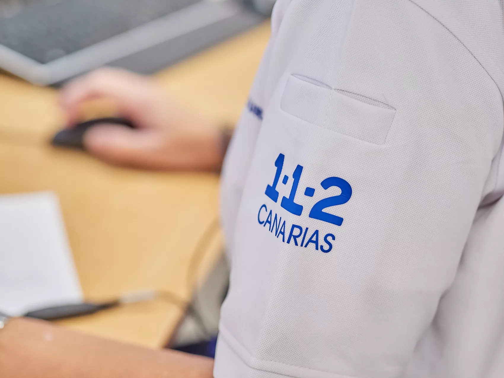  Trabajador del 112 Canarias. / 112 CANARIAS