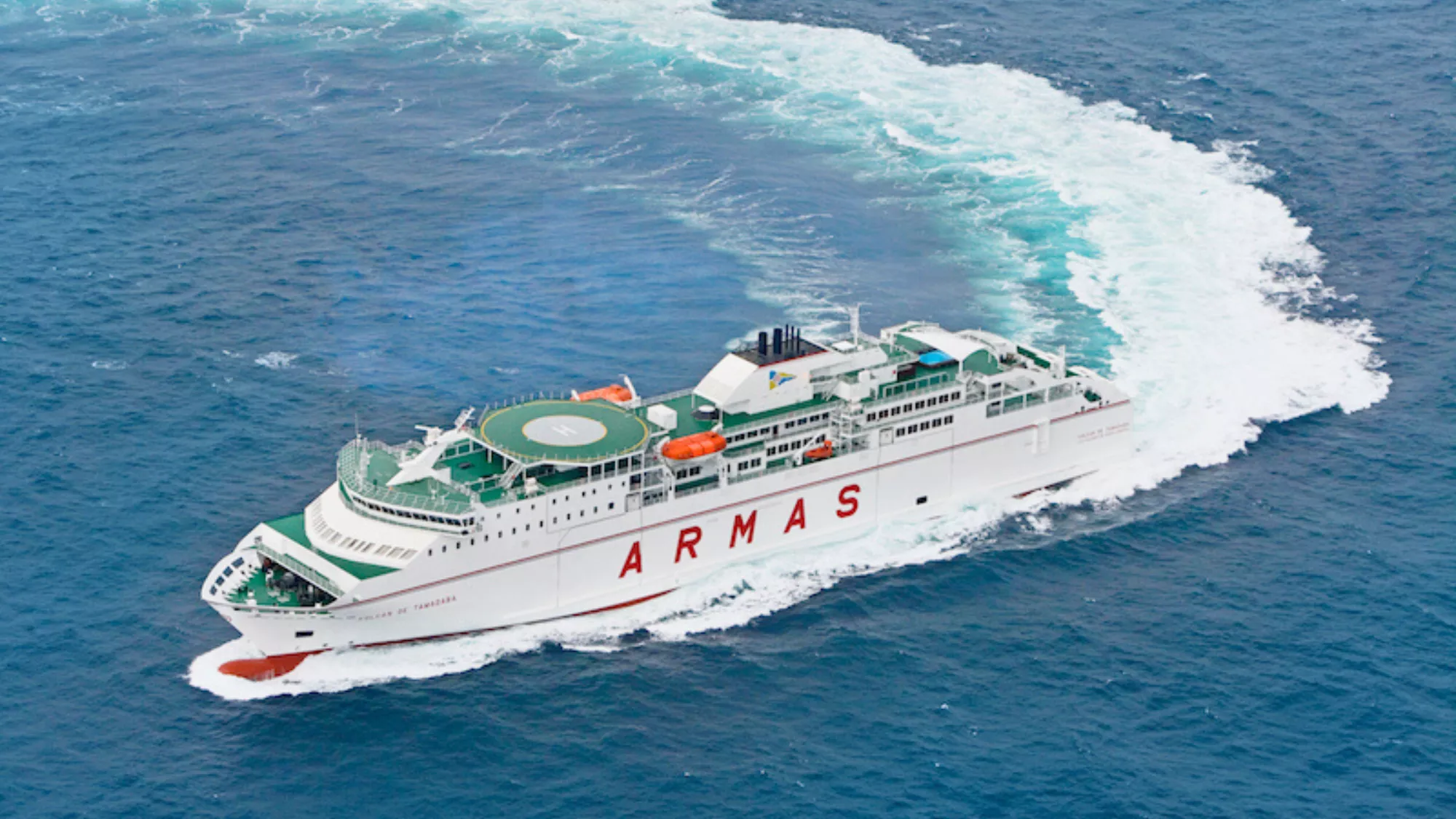 Buque 'Volcán de Tamadaba' de Naviera Armas./ ARMAS Buque 'Volcán de Tamadaba' de Naviera Armas./ ARMAS