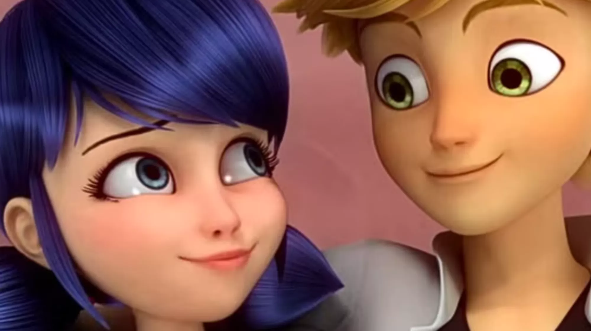 Marinette Dupain-Cheng y Adrien Agreste, protagonistas de 'Las Aventuras de Ladybug'./
