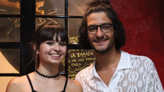  María Gómez García y Guillermo Oliva Casanova, organizadores y presentadores del Micro7vidas. ATLÁNTICO HOY