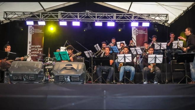 Una actuación de la escuela municipal de música de Agaete / CEDIDA Una actuación de la escuela municipal de música de Agaete / CEDIDA