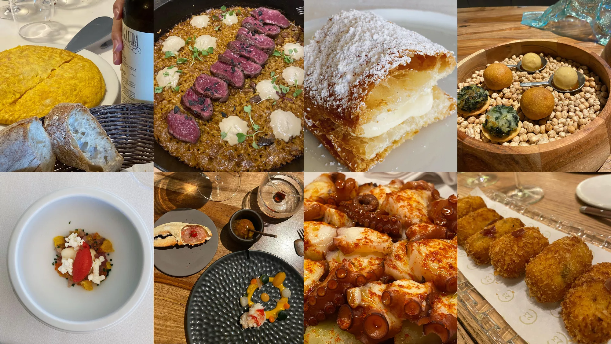 Diferentes platos de los restaurantes de A Coruña / ATLÁNTICO HOY - IRENE CARTAYA