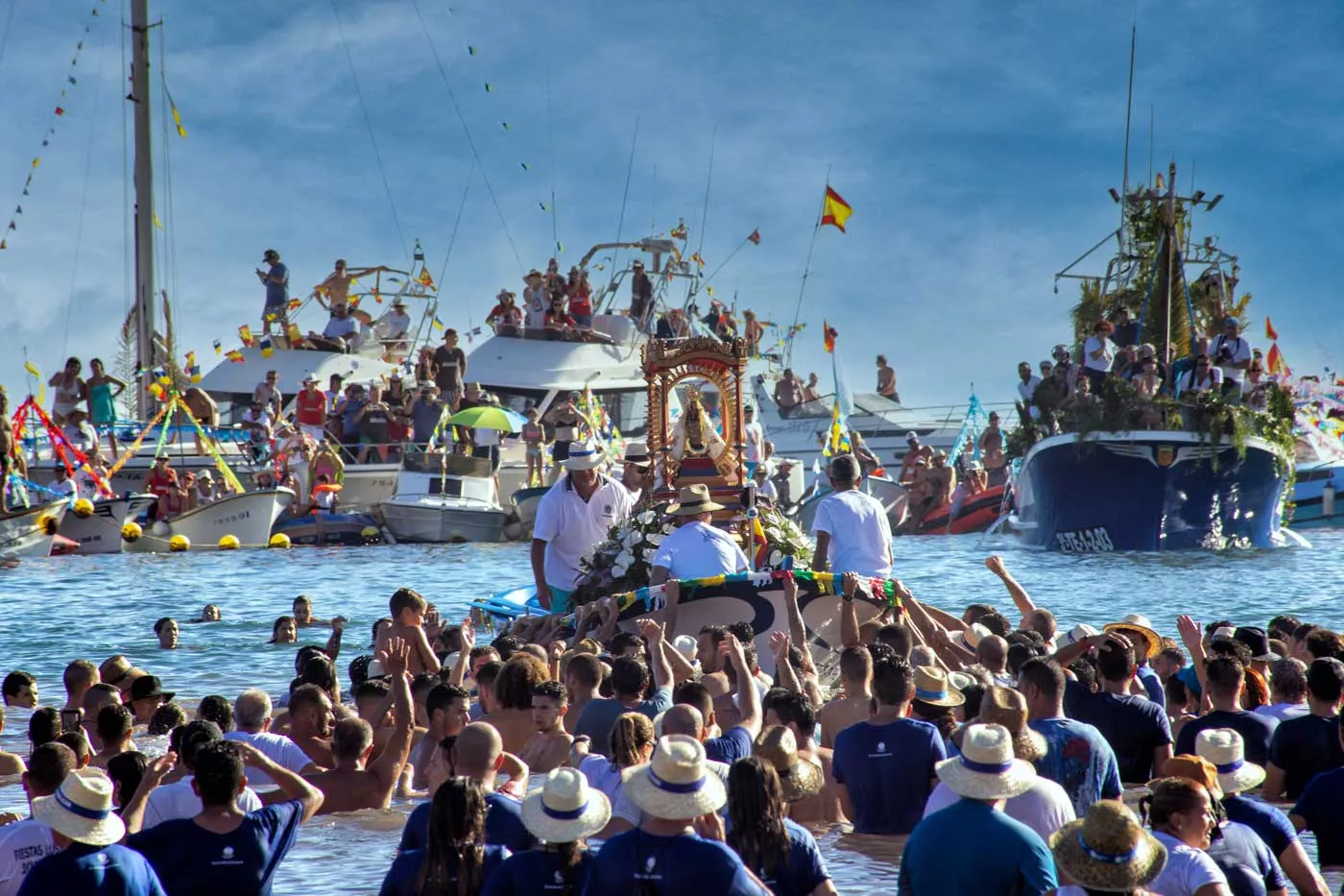 Bajada de la Virgen de Guadalupe. / AYUNTAMIENTO DE SAN SEBASTIÁN DE LA GOMERA