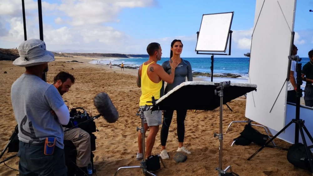 Rodaje de un spot publicitario en las Islas./ GOBIERNO DE CANARIAS