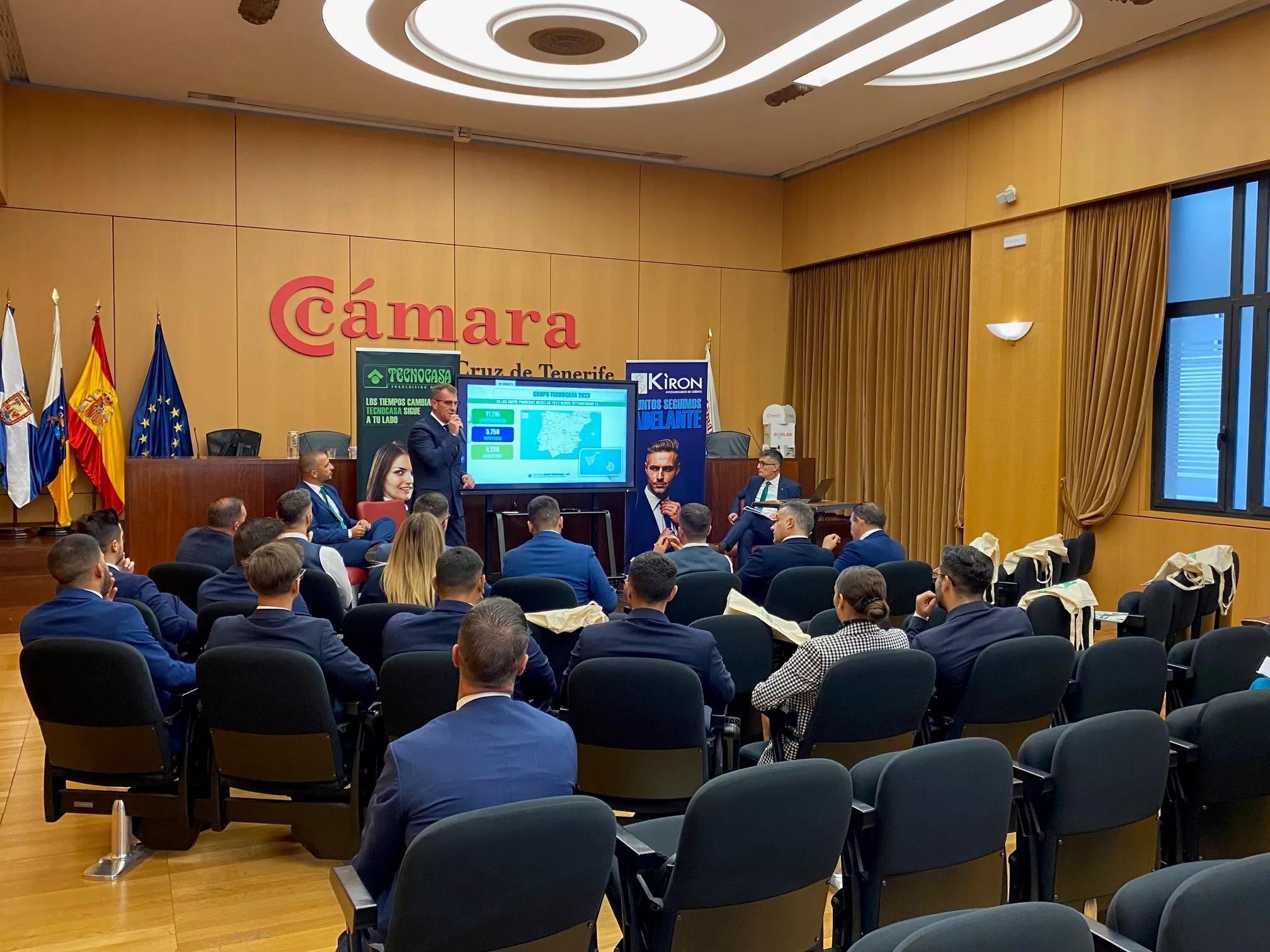 Presentación del informe 'Análisis del mercado de la vivienda en Tenerife' realizado por Tecnocasa./ CEDIDA