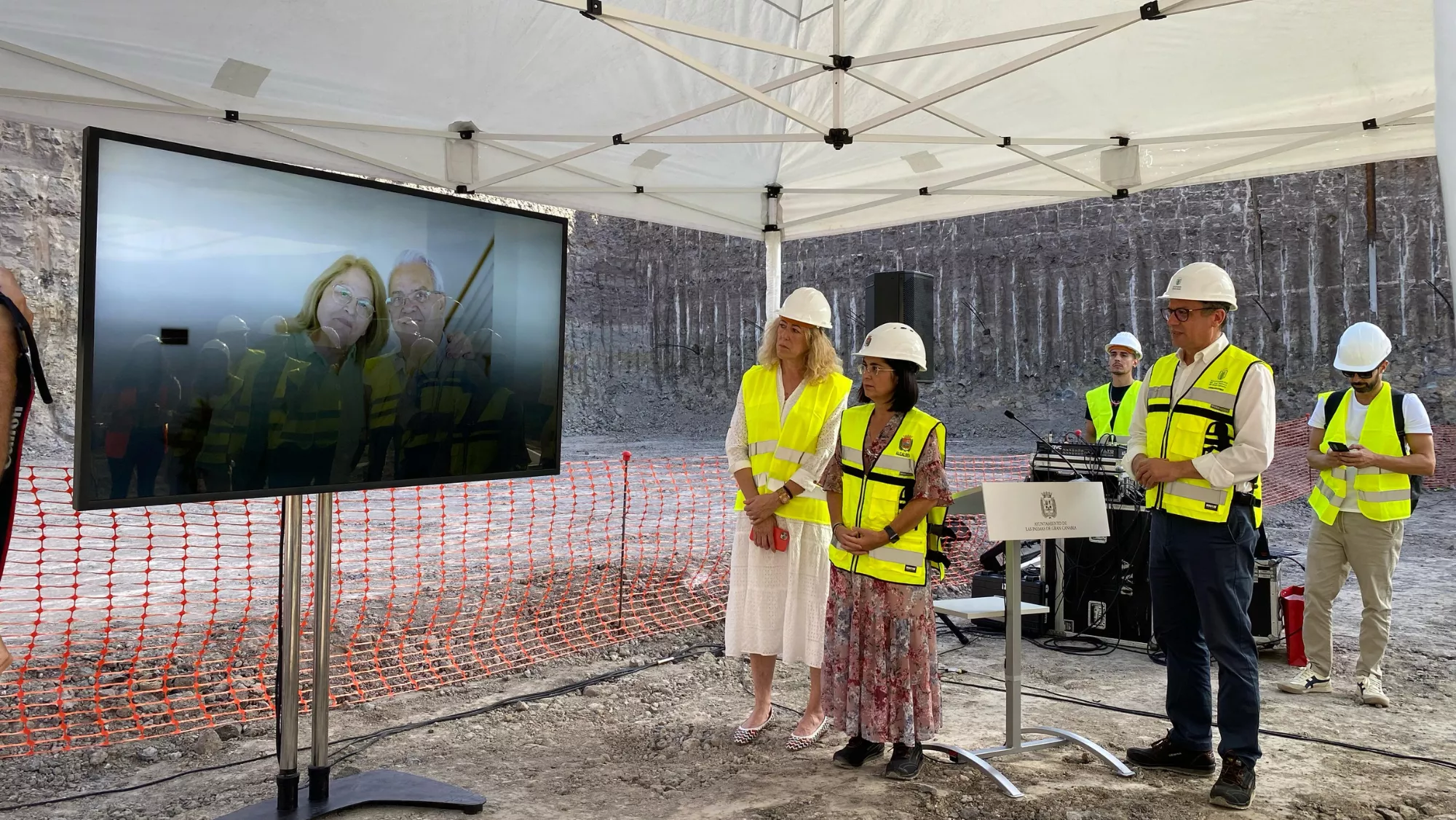 Presentación de las nuevas viviendas en Tamaraceite / ATLÁNTICO HOY - IRENE CARTAYA
