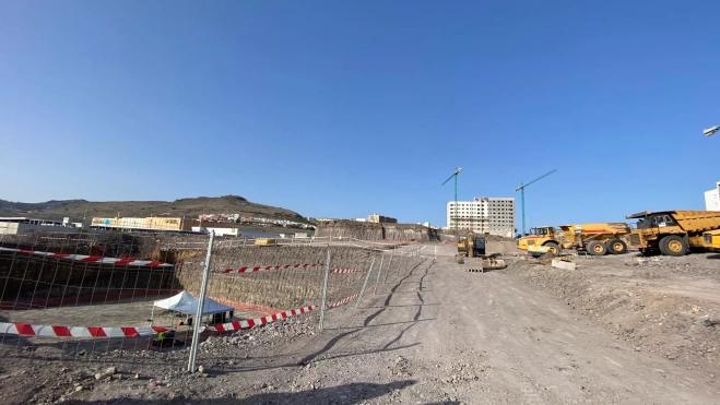 Parcela donde se van a construir estas viviendas / ATLÁNTICO HOY - IRENE CARTAYA