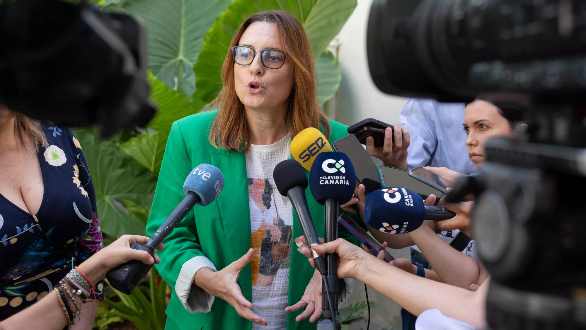 La consejera de Bienestar Social, Candelaria Delgado / EFE - MIGUEL BARRETO