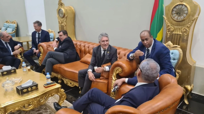 Marlaska llega a Mauritania / MINISTERIO DEL INTERIOR