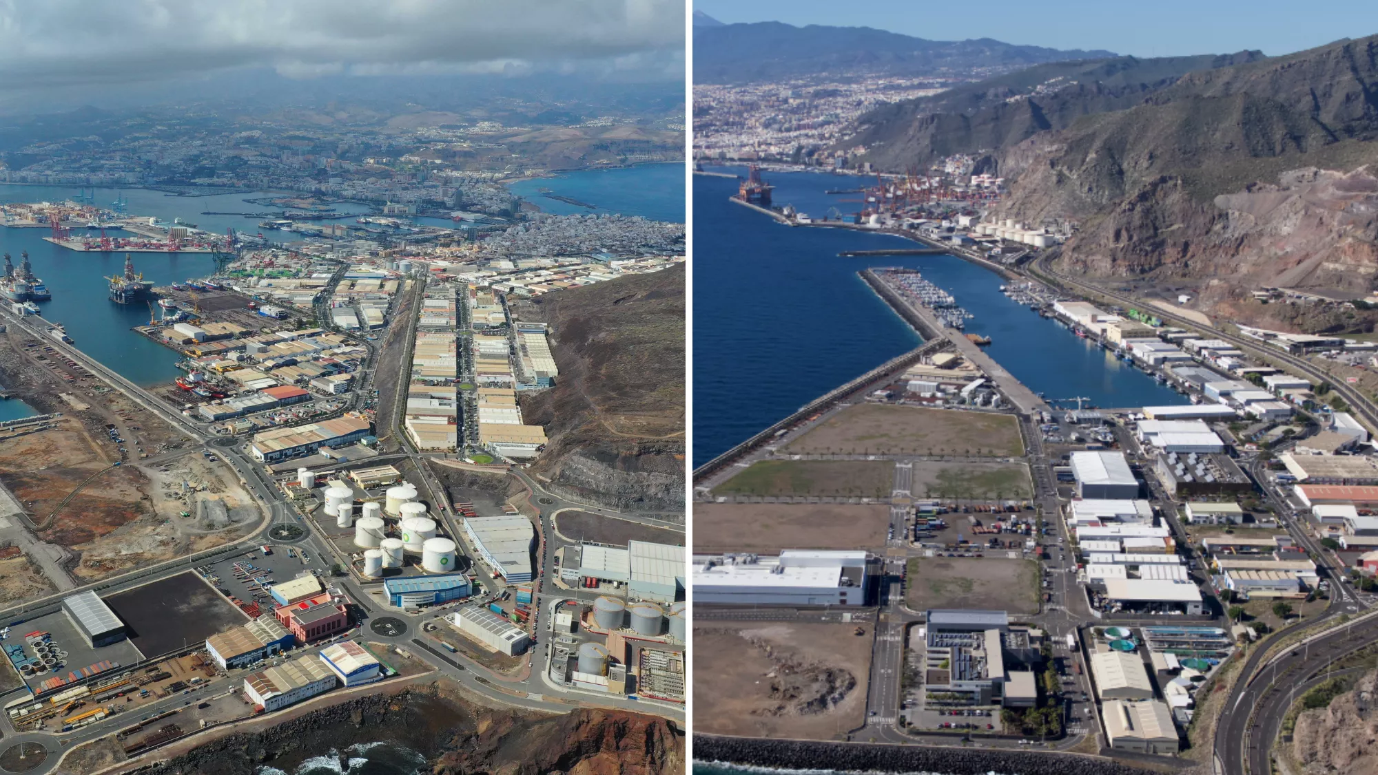 Zonas Francas de Gran Canaria y de Tenerife. / MONTAJE AH 