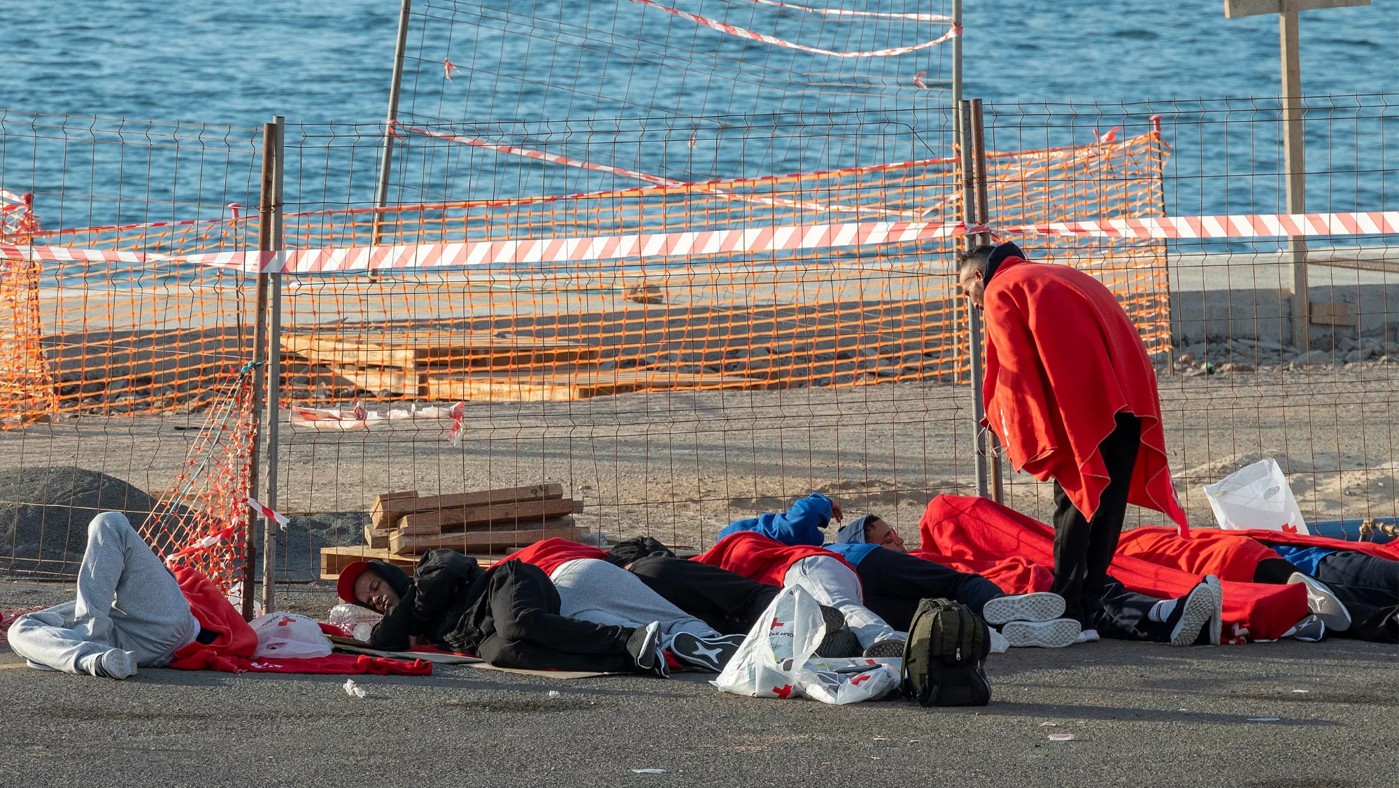 Migrantes llegados a Canarias / EFE - ADRIEL PERDOMO