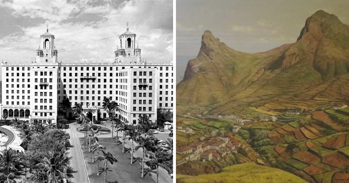 Hotel Nacional de Cuba y el cuadro de la Sala Taganana / AH