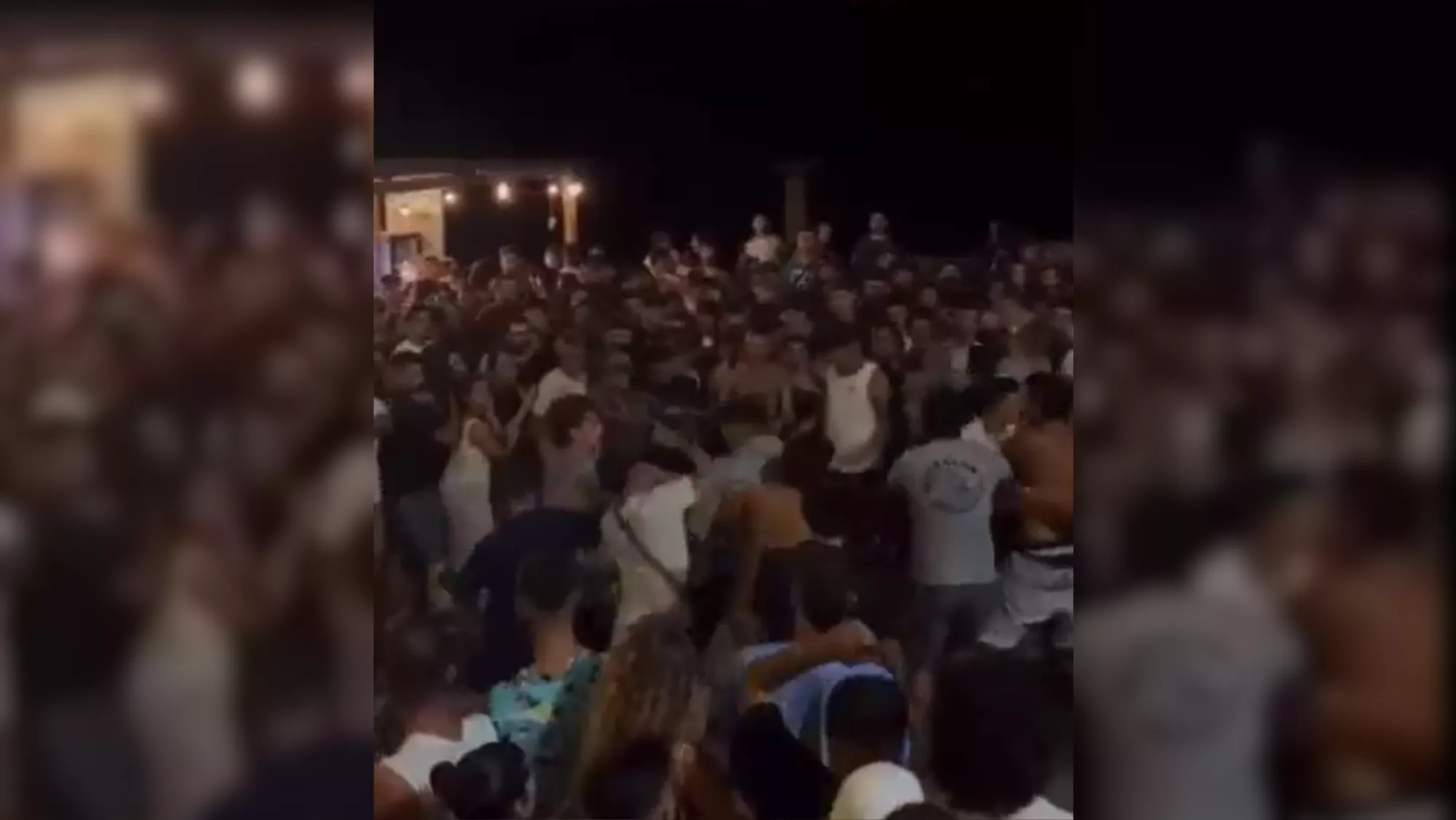 Pelea entre jóvenes durante los conciertos del Frontón King que obligaron a finalizar la fiesta / CEDIDA