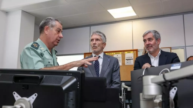 Fernando Clavijo y Fernando Grande-Marlaska / CEDIDA Fernando Clavijo y Fernando Grande-Marlaska / CEDIDA