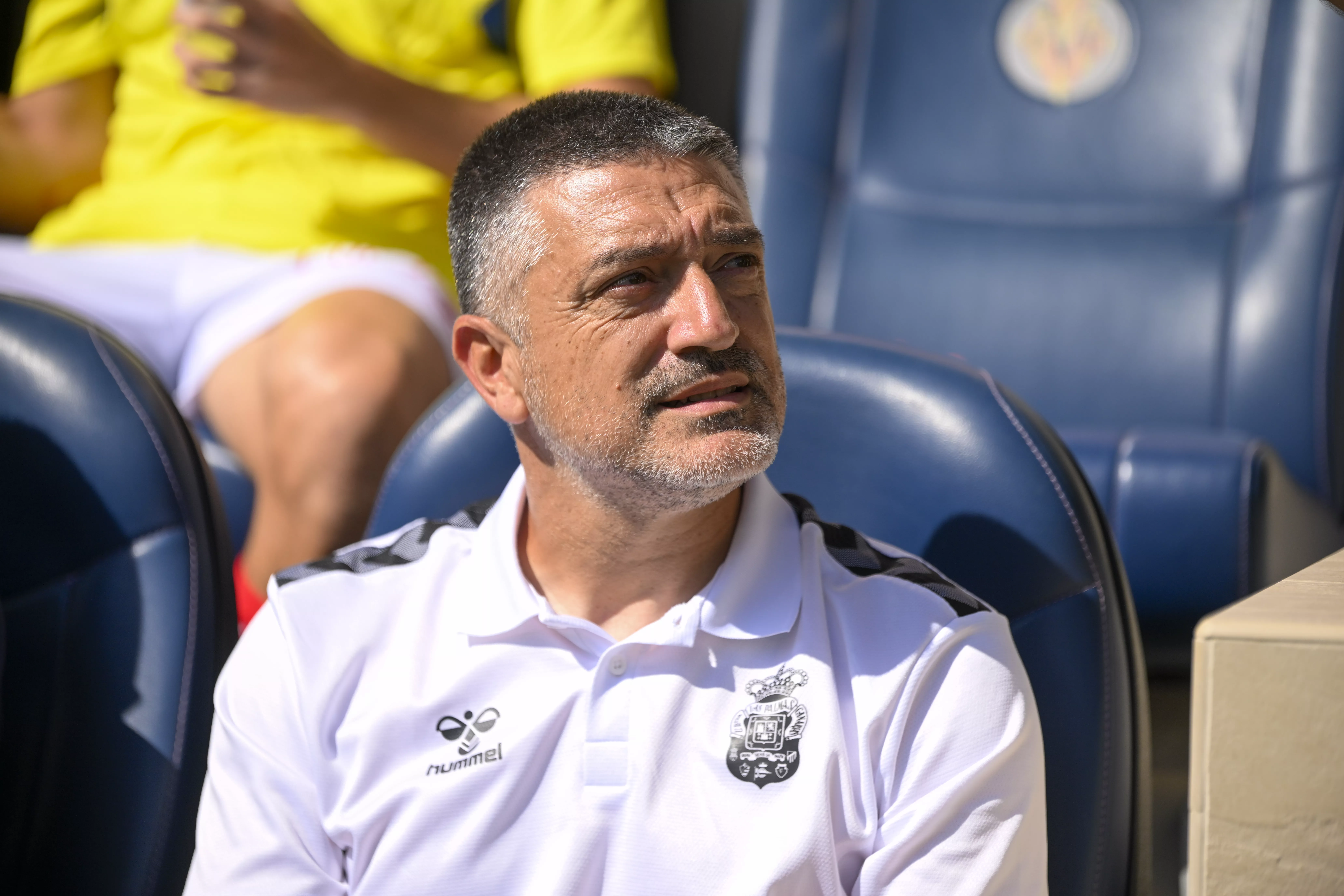 García Pimienta en un banquillo de la UD LAs Palmas / ANDREU ESTEBAN-EFE