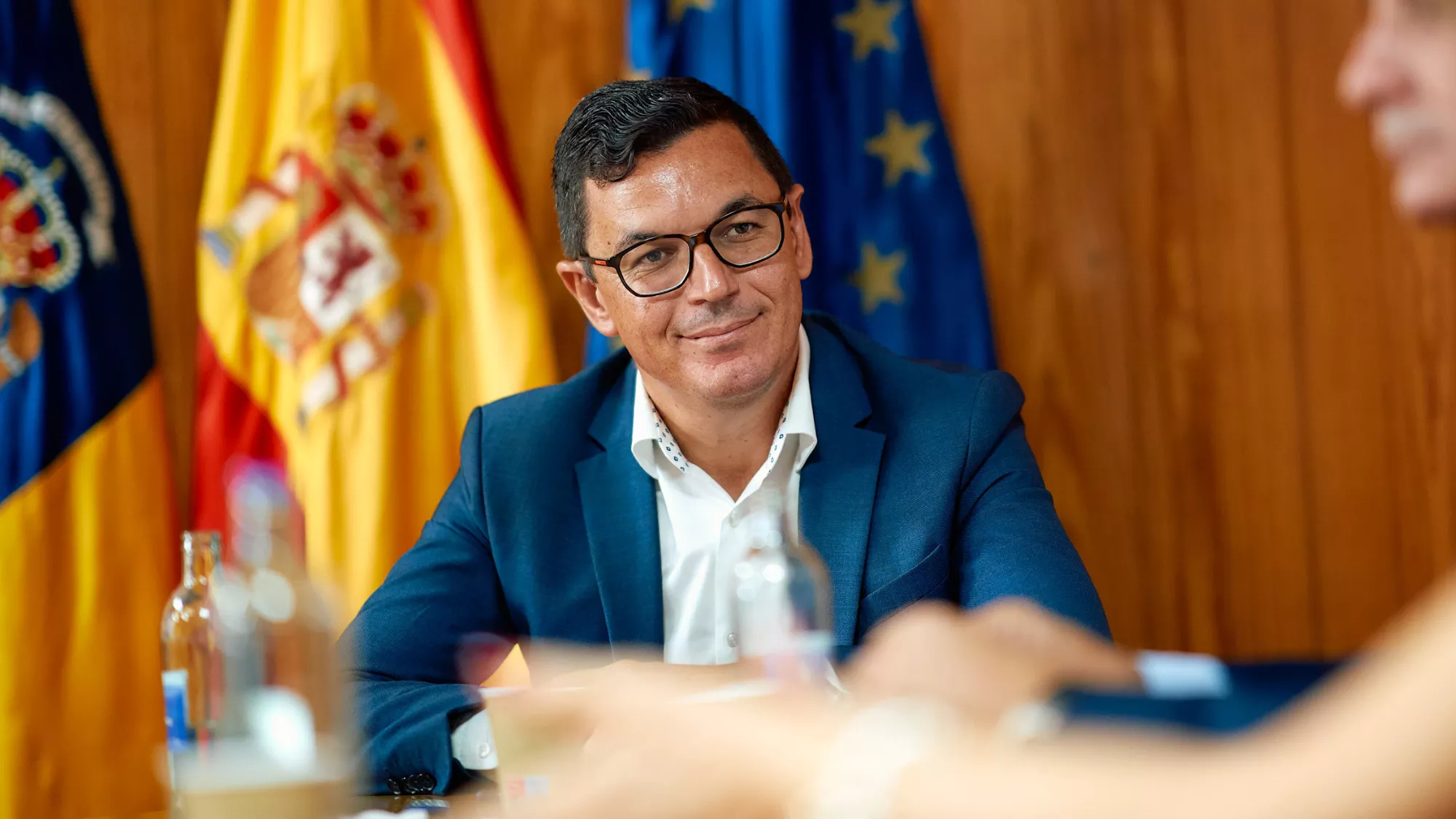 Imagen del consejero de Obras Públicas, Pablo Rodríguez / AH