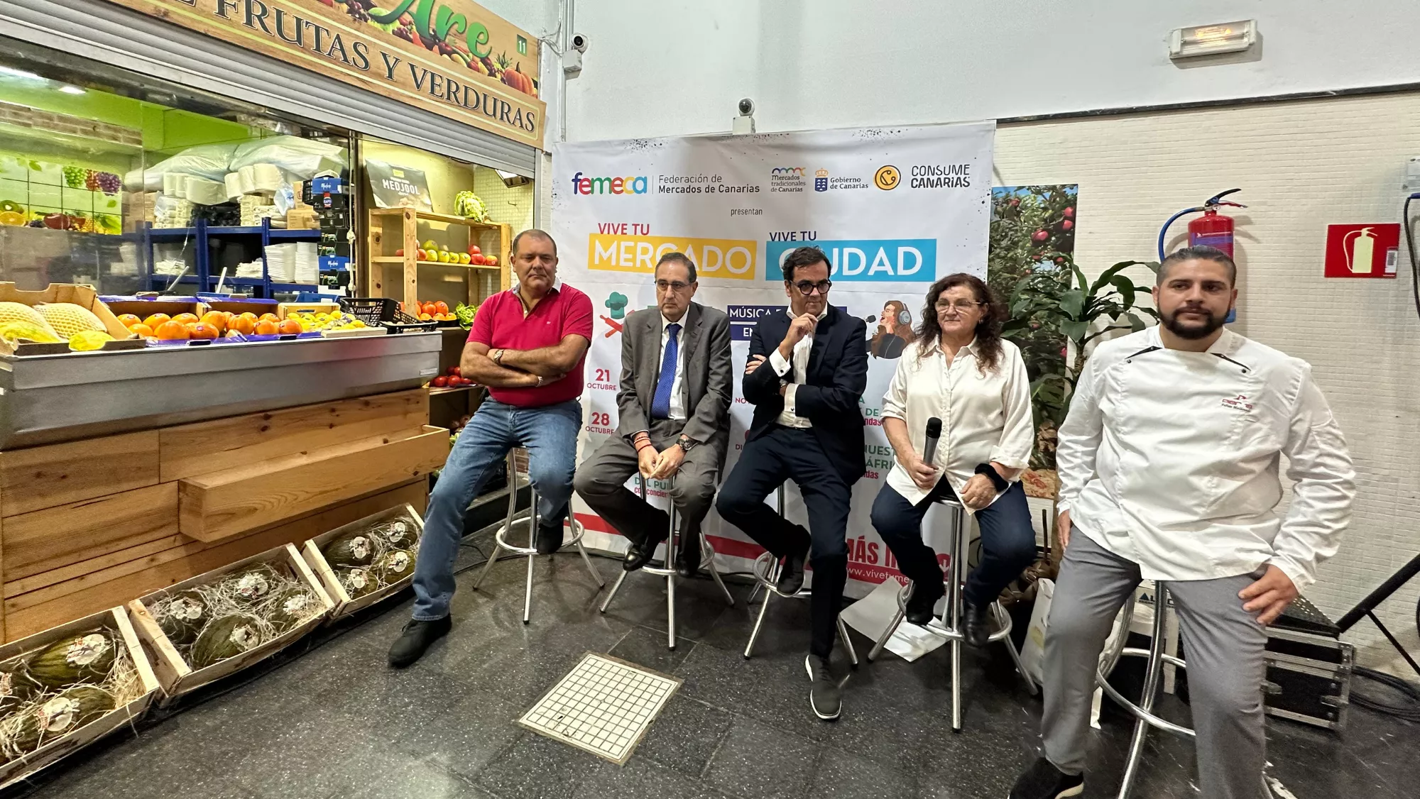 Presentación de 'Vive tu mercado, vive tu ciudad' para promocionar el comercio de proximidad/ ATLÁNTICO HOY - MARCOS MORENO