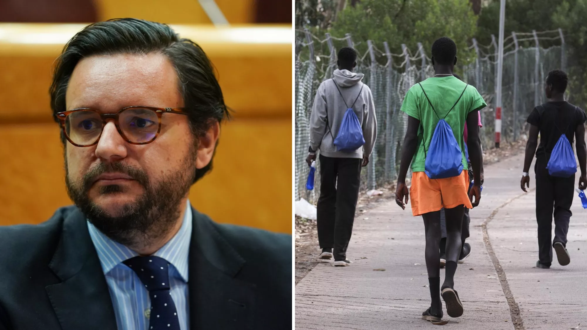 Sergio Ramos, senador del Partido Popular por Gran Canaria / MONTAJE AH