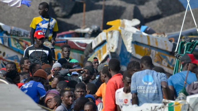 Migrantes llegados a Canarias durante estos meses / EFE Migrantes llegados a Canarias durante estos meses / EFE