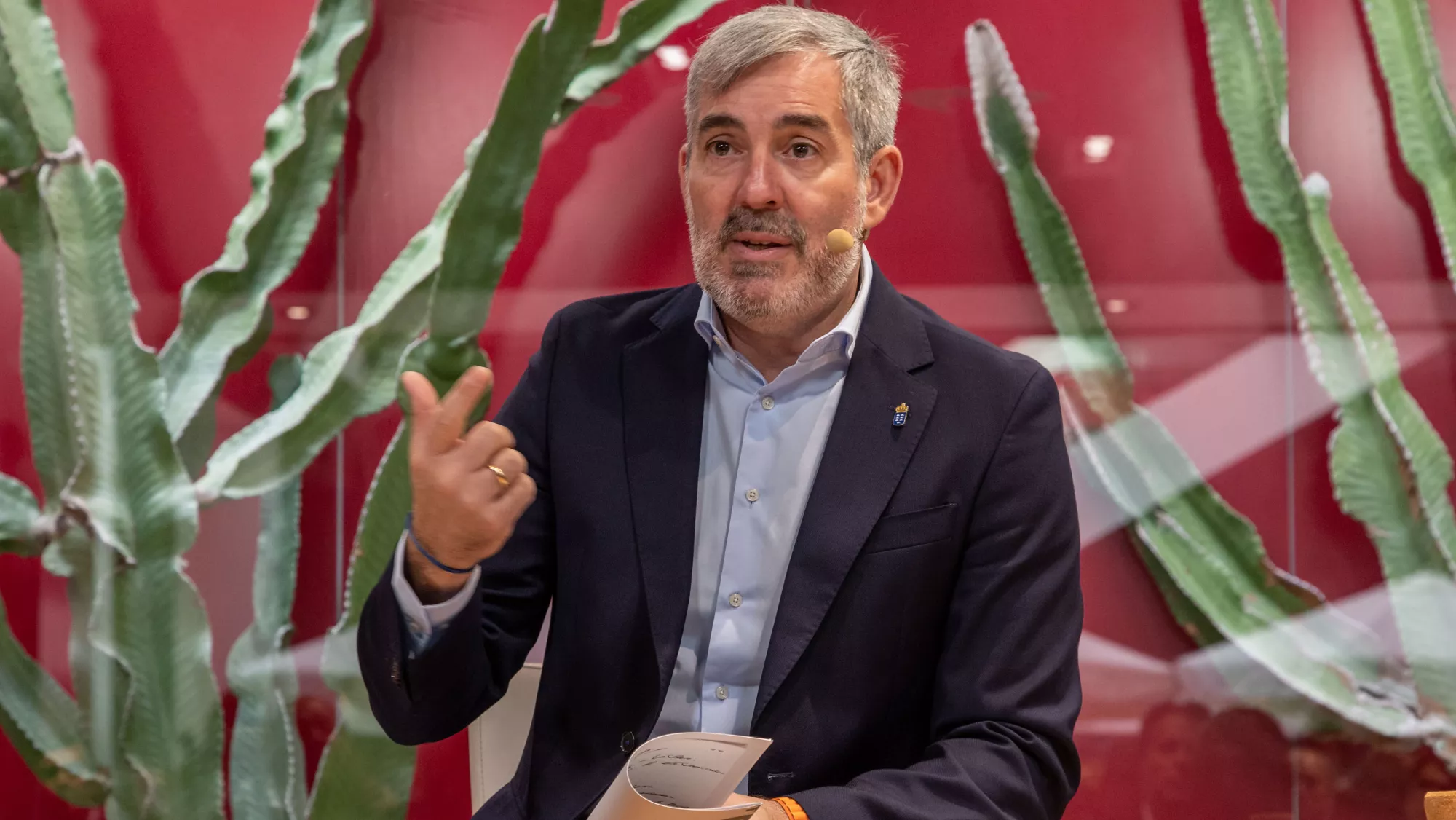 Fernando Clavijo, presidente de Canarias, en un foro de 'Canarias 7'./ ACFI PRESS Fernando Clavijo, presidente de Canarias, en un foro de 'Canarias 7'./ ACFI PRESS