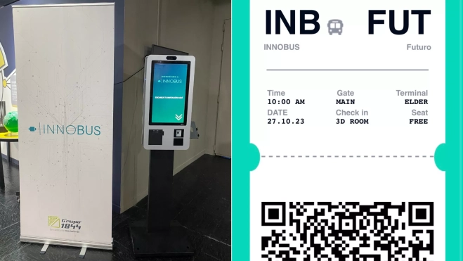 A la presentación se entraba con un código QR en forma de pasaje / ATLÁNTICO HOY