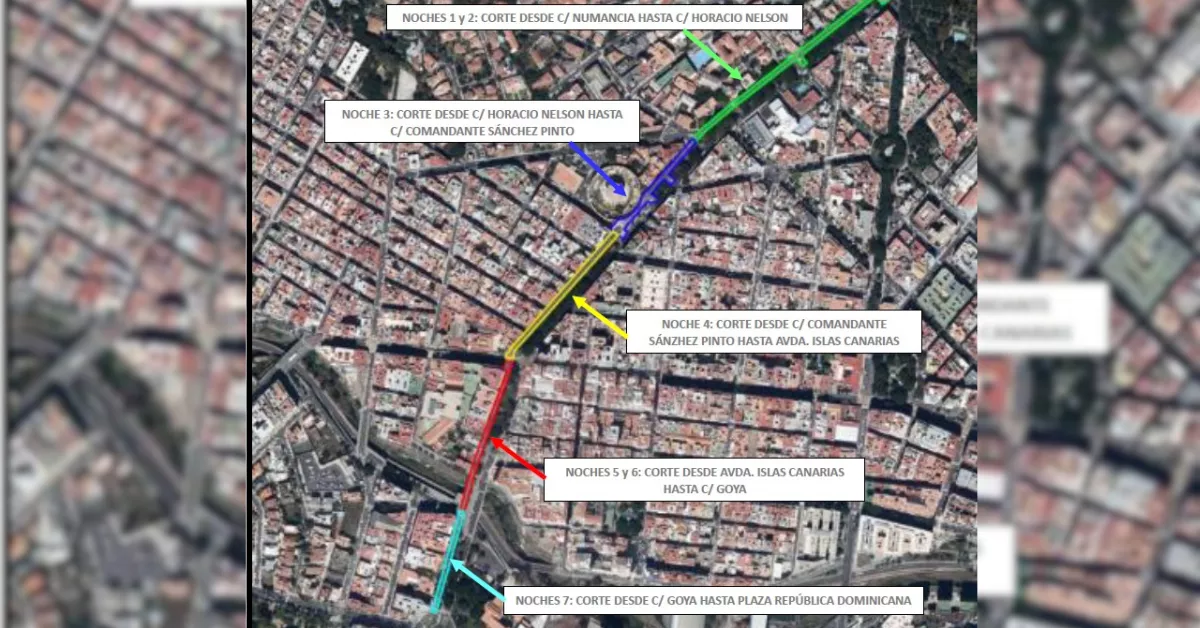 Calles afectadas por las obras / AYUNTAMIENTO DE SANTA CRUZ DE TENERIFE