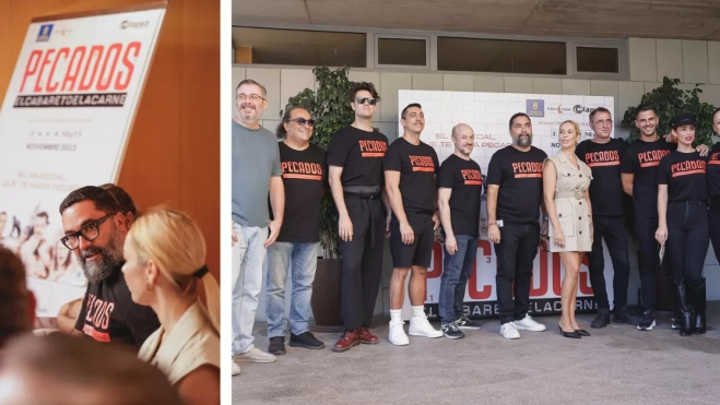 Israel Reyes y el elenco de la obra junto a Guacimara Medina / ALEJANDRO QUEVEDO - TEATRO CUYÁS Israel Reyes y el elenco de la obra junto a Guacimara Medina / ALEJANDRO QUEVEDO - TEATRO CUYÁS