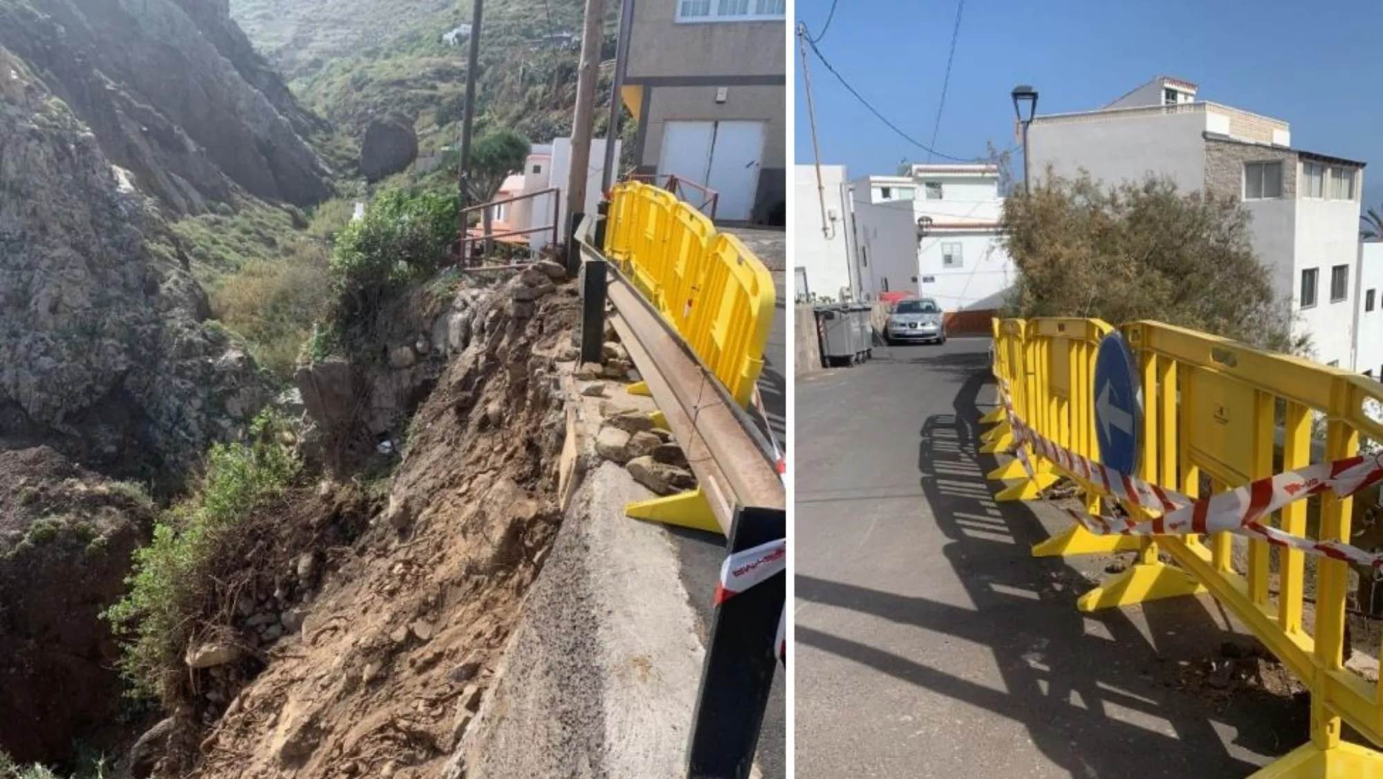 Imagen de talud en La Candela, Almáciga / AYUNTAMIENTO SANTA CRUZ DE TENERIFE