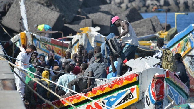 Imagen de la llegada de migrantes / GELMERT FINOL - EFE