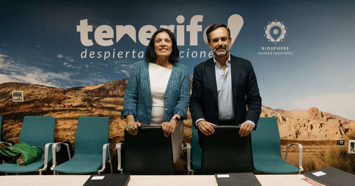 Dimple Melwani y Lope Afonso / CABILDO DE TENERIFE