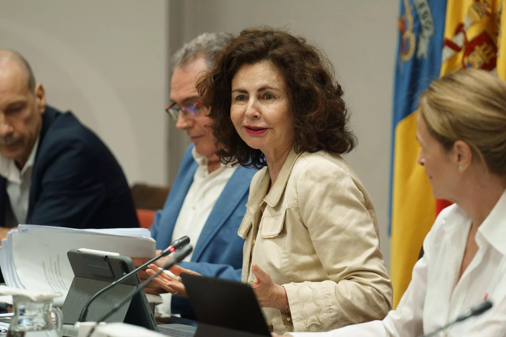 La consejera de Hacienda y Relaciones con la Unión Europea del Gobierno de Canarias, Matilde Asián./ EFE - RAMÓN DE LA ROCHA