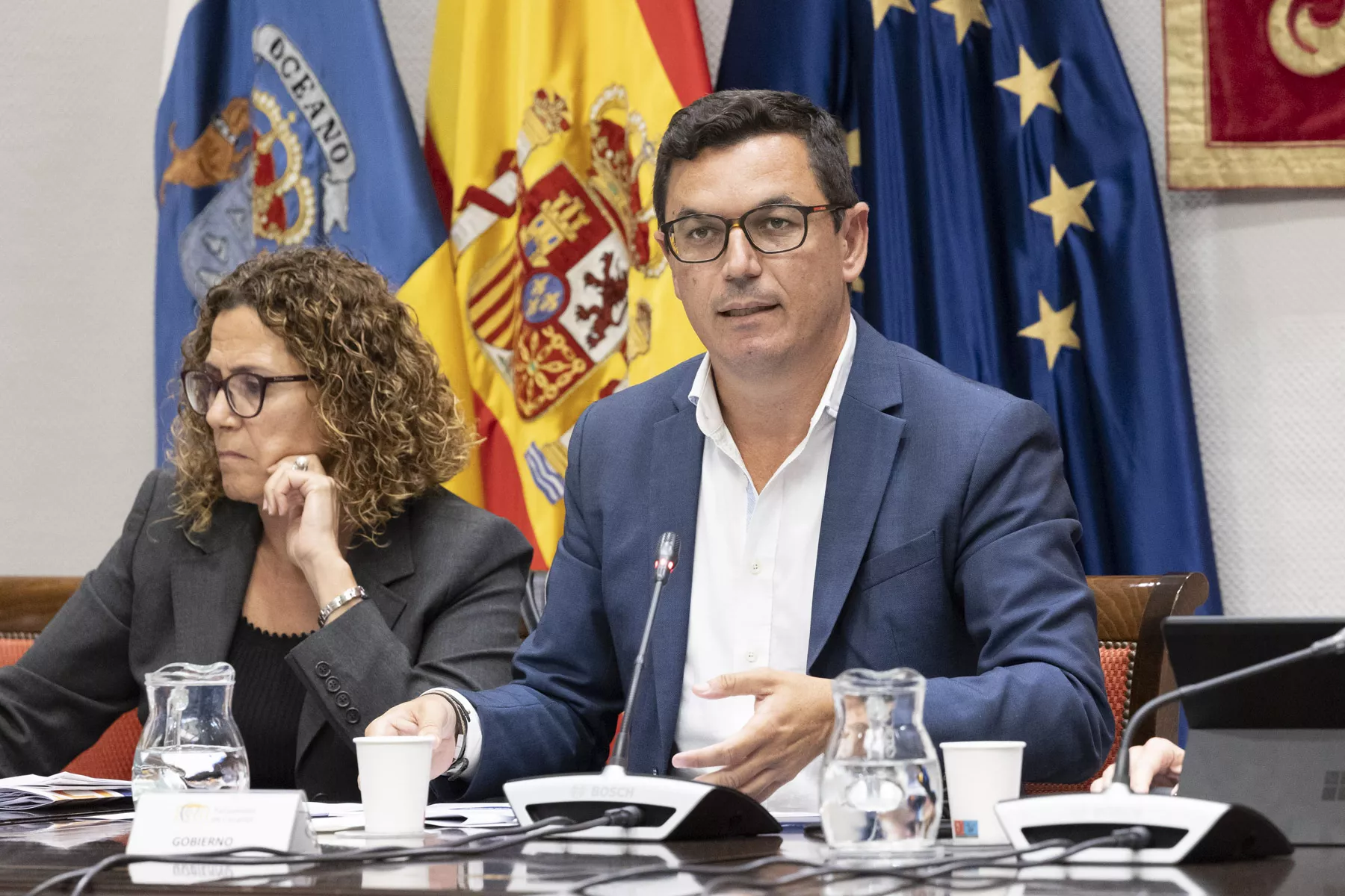 El consejero de Obras Públicas, Vivienda y Movilidad del Gobierno de Canarias, Pablo Rodríguez./ CEDIDA