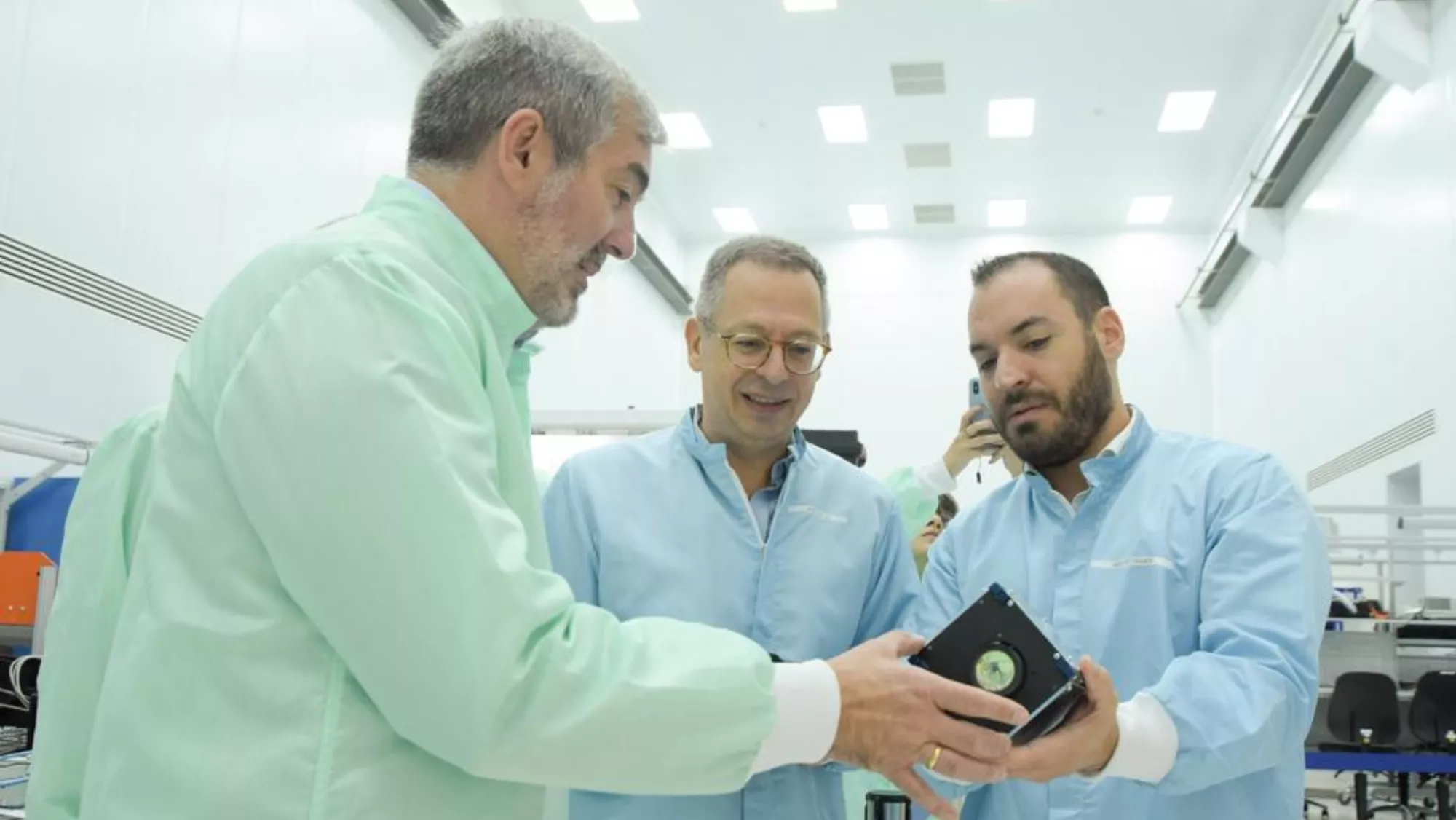 Visita de Clavijo al IATEC / GOBIERNO DE CANARIAS