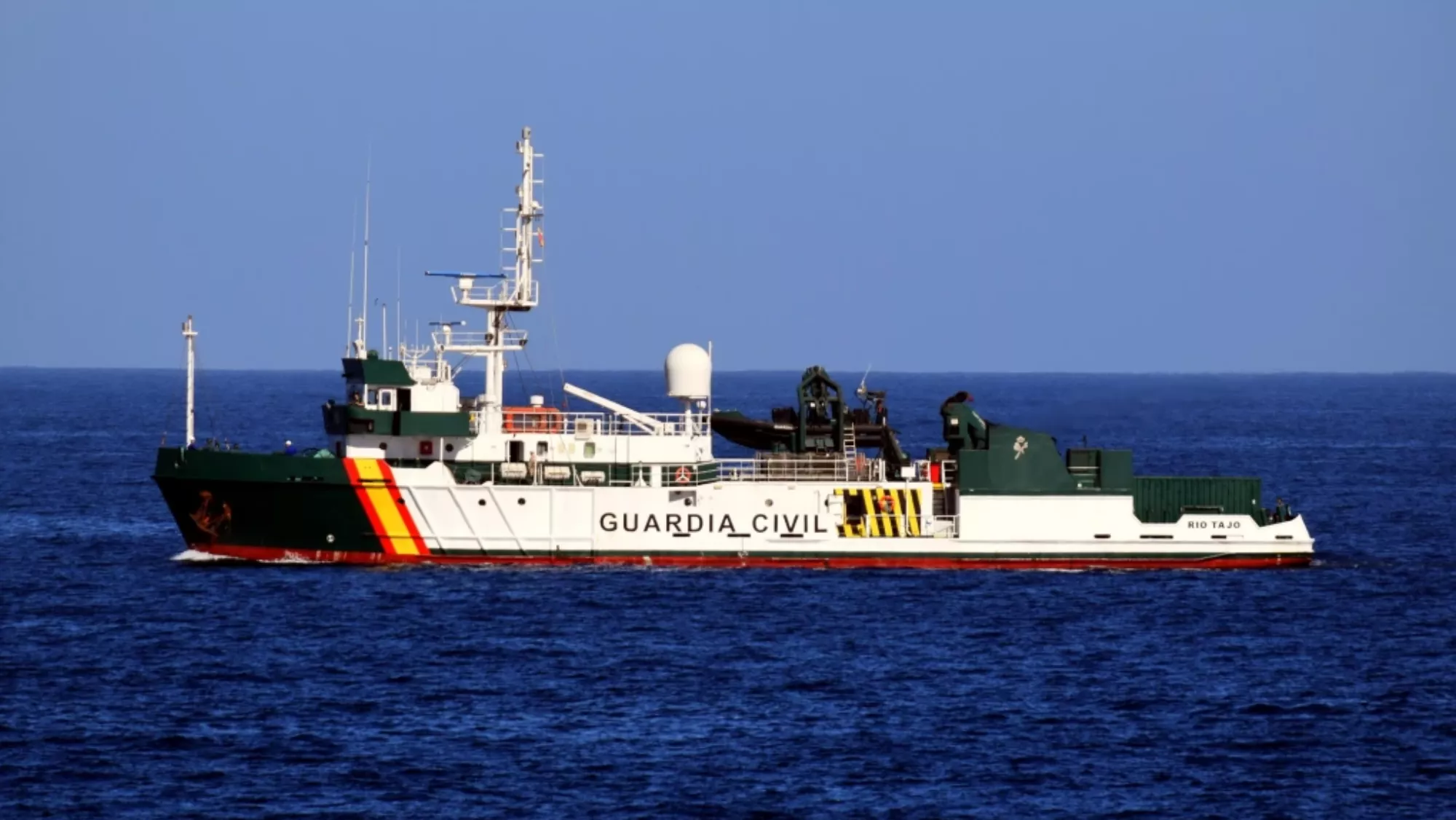 Imagen del buque de la Guardia Civil 'Río Tajo' / GC