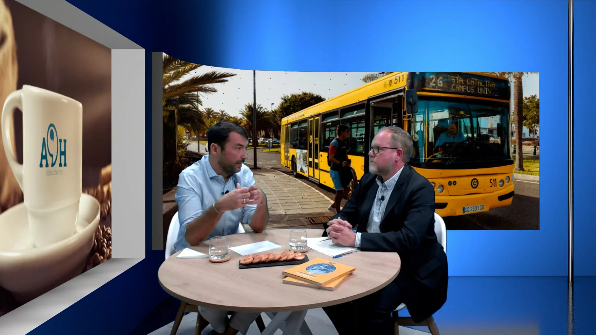 José Eduardo Ramírez, presidente de Guaguas Municipales, visita 'Desayunos Atlánticos'