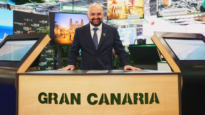 Carlos Álamo, consejero de Turismo del Cabildo de Gran Canaria, estará presente en la World Travel Market de Londres. / AH