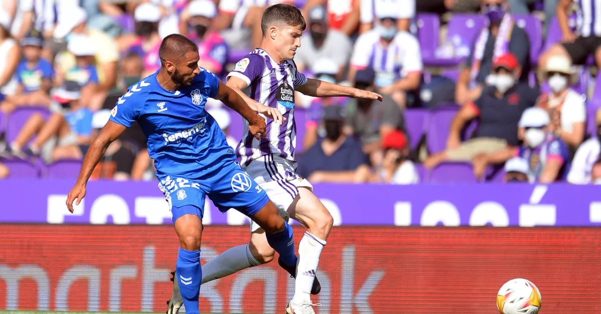 La última visita del Tenerife al José Zorrilla se produjo el 12 de septiembre de 2021 y los blanquiazules se impusieron por 0-2./ CD TENERIFE.