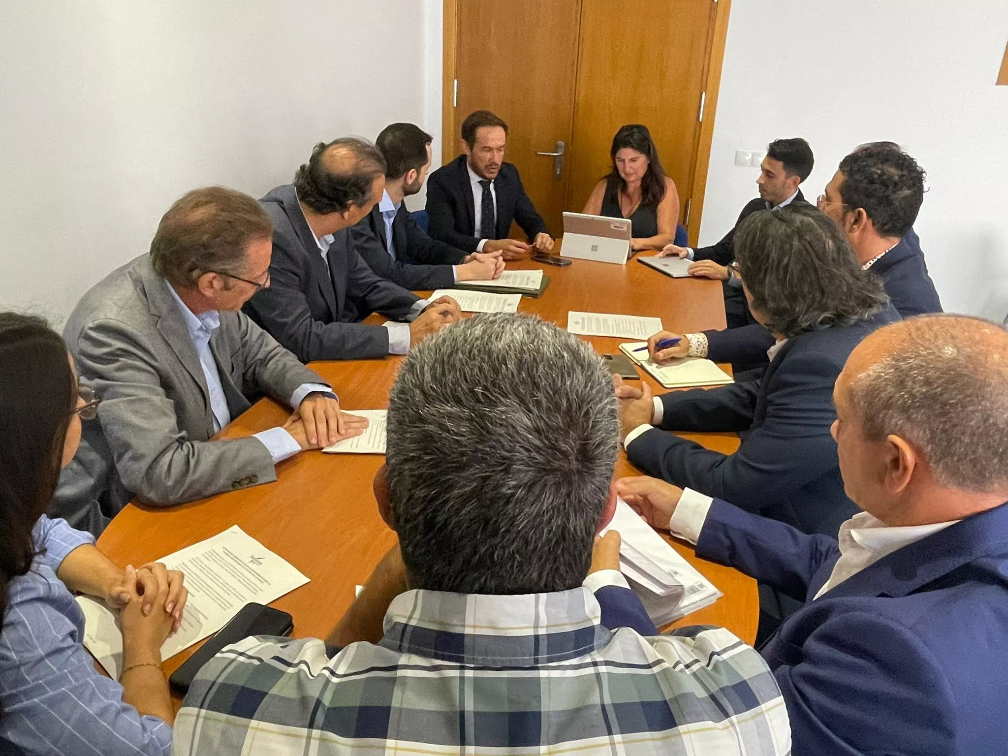 Reunión entre AEOLICAN y la Consejería de Transición Ecológica. / CEDIDA