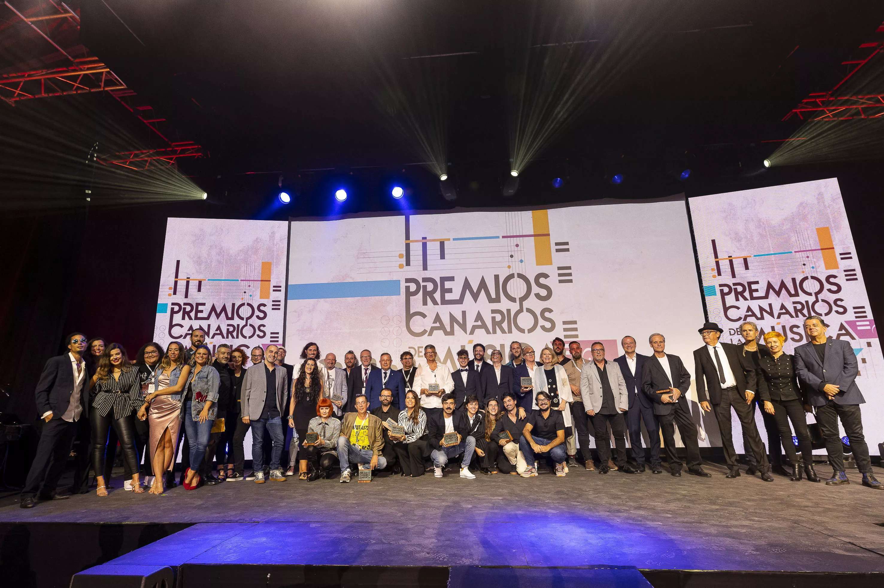 Ganadores y nominados en los Premios Canarios de la Música 2022. / CEDIDA